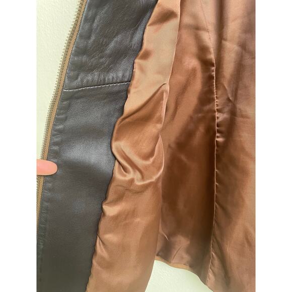 Handmade Vintage Lambskin Jacket Men Sz S Florence Italy Leather Indie Grunge - Picture 12 of 14